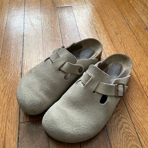 Birkenstock Suede clogs